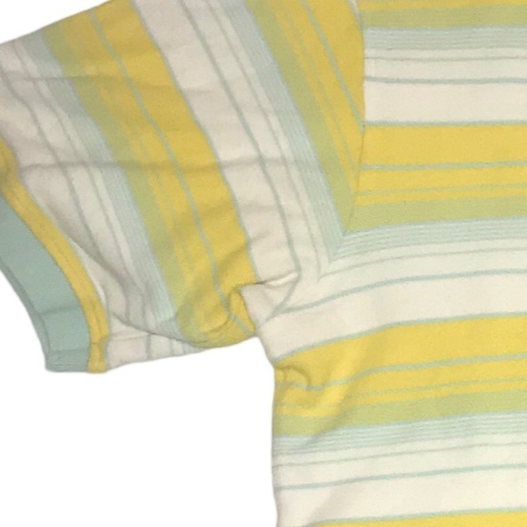 COOGI Polo Shirt Cotton Short Sleeve Horizontal Stripe Collared Mens Siz… - Picture 7 of 13